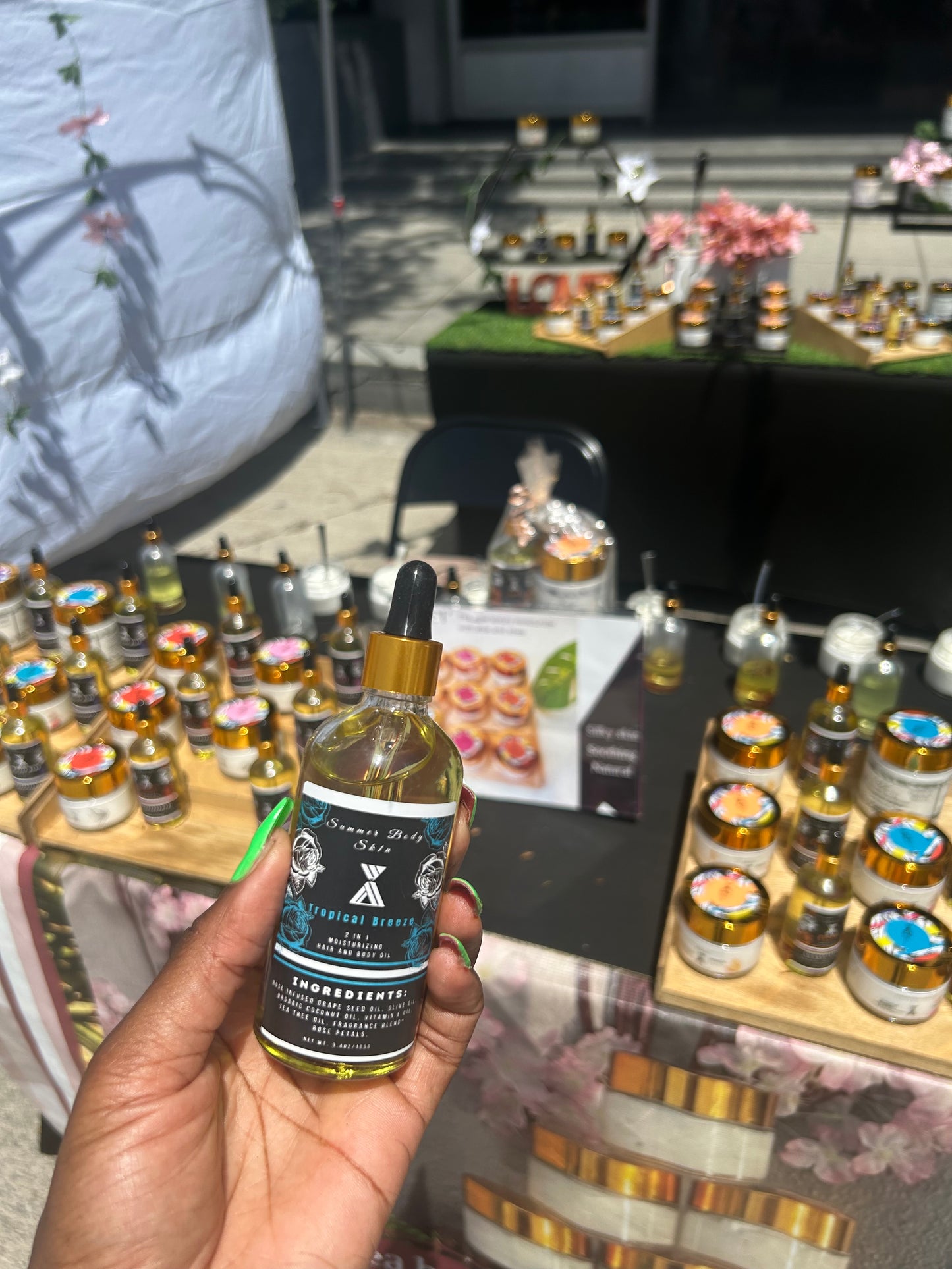 Tropical Breeze Hair and Body oil