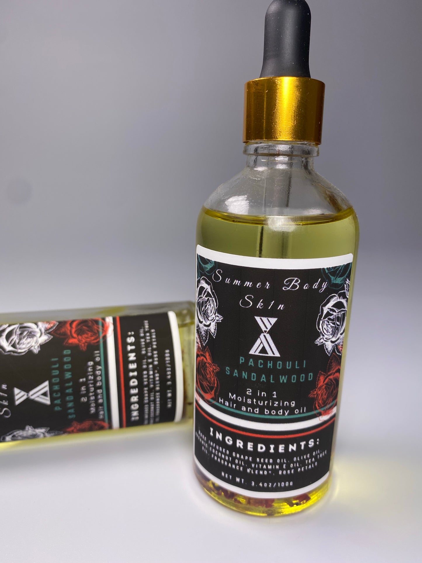 Patchouli + Sandalwood Hair and Body oil