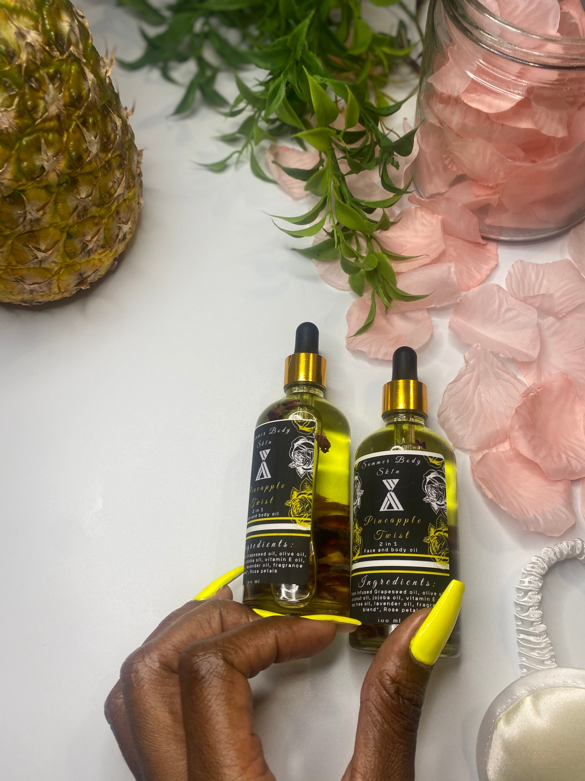 Two Ways To Make Pineapple Oil At Home/ pineapple Oil For Hair & Skin. 
